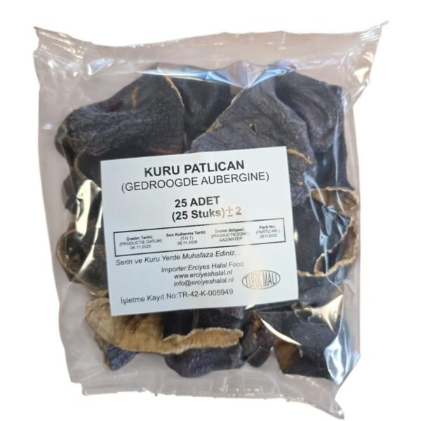 Kuru Patlıcan 25 ad (+/-2)