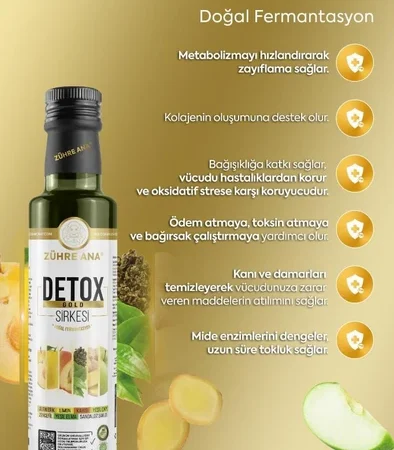 Detox Gold Sirkesi-250 Ml