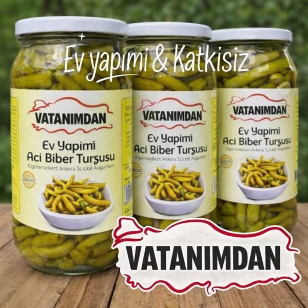 Acı Biber Turşusu(ev Yapımı)-1 Kg