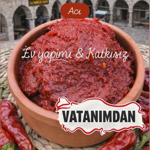 Acı Biber Salçası (Gaziantep) -1kg