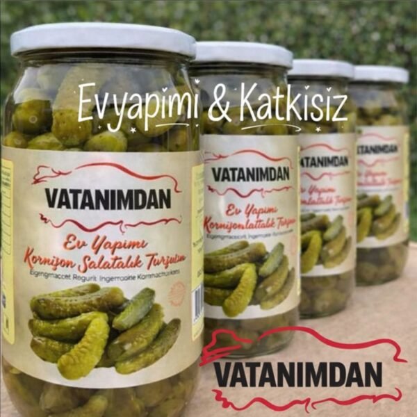 Kornişon Salatalık Turşusu(ev Yapımı)-1 Kg