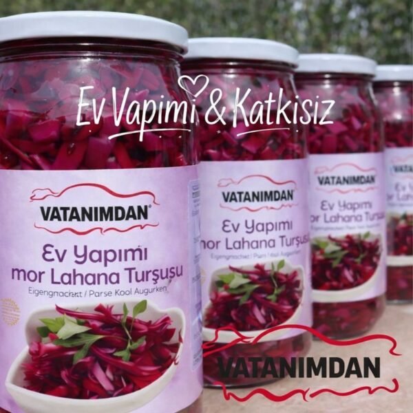 Mor Lahana Turşusu(ev Yapımı)-1 Kg