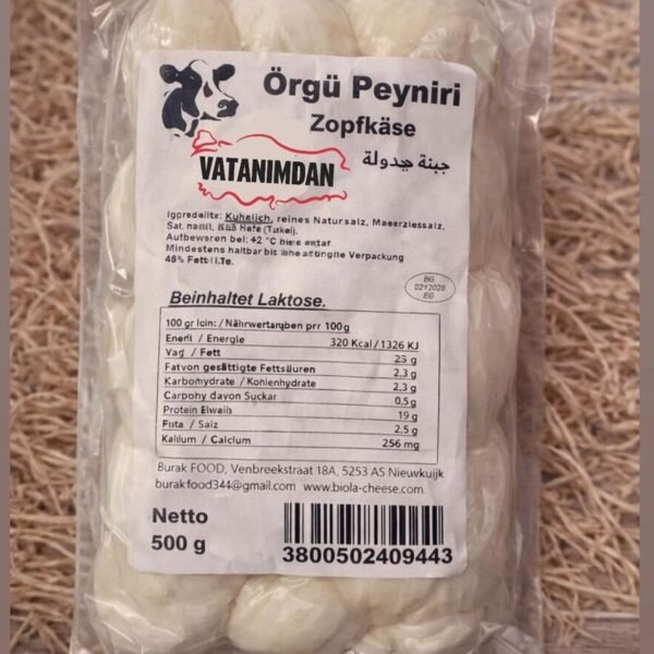 Erzurum Örgü Peyniri-500 Gr
